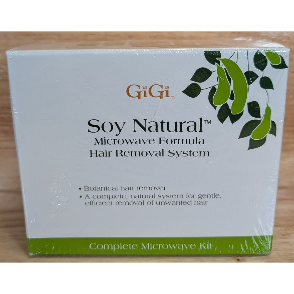 GiGi Soy Natural Microwave Hair Removal System Complete Kit Sealed New